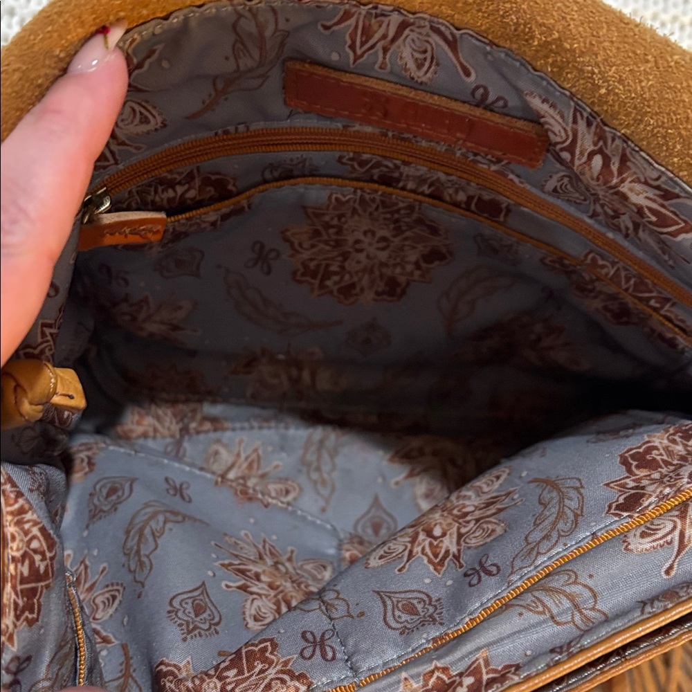 HOBO Brown Leather Fringe Crossbody Bag - Picture 8 of 13